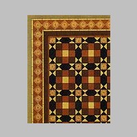 Ceramic tile set by A W N Pugin, produced by Minton in the 1840s. (3).jpg